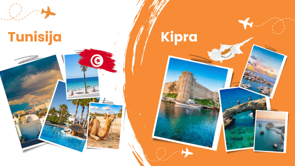 Pagariniet vasaru Tunisijā vai Kiprā